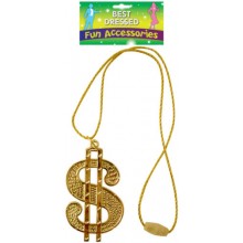 Pimp Dollar Gold Chain